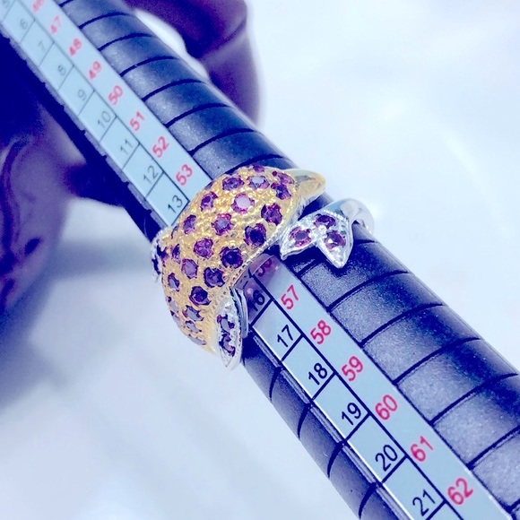 Garnet & 14K Gold Plated - Picture 4 of 7